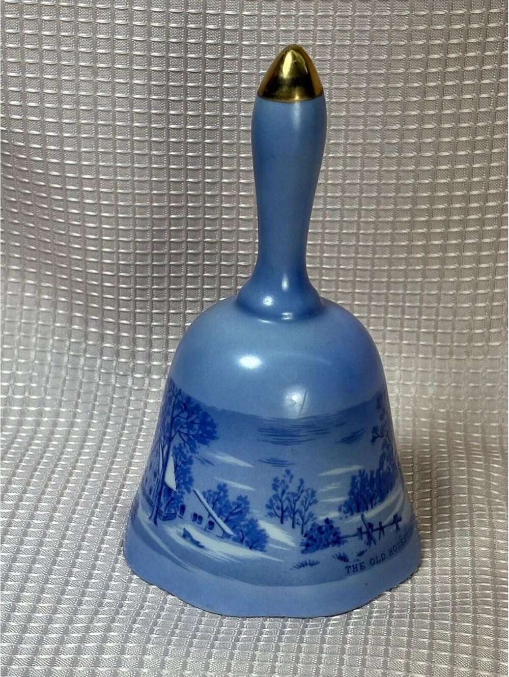 20 - Bell - vintage Currier & Ives Copenhagen Bell the American Treasury series